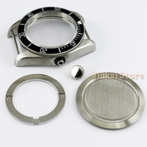 41mm watch case black bezel fit eta 2836,mingzhu 2813,miyota 82series, Slivery;brown
41mm watch case black bezel fit eta 2836,mingzhu 2813,miyota 82series, Slivery;brown