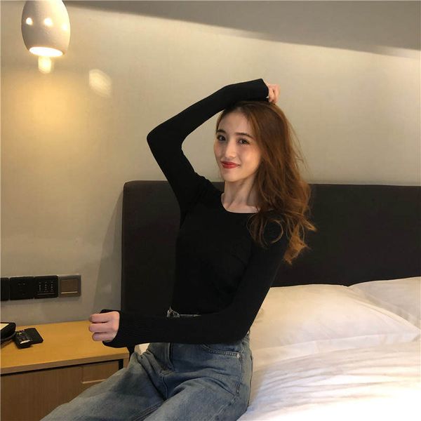 women casual long sleeve knitted v-neck slim fit shirt winter solid sweater, White
women casual long sleeve knitted v-neck slim fit shirt winter solid sweater, White