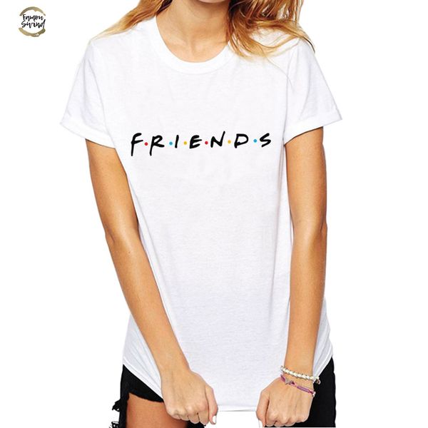 womens fashion casual letter printed t-shirt funny casual pullovers plus size friends tv t shirt show tee shirt femme, White
womens fashion casual letter printed t-shirt funny casual pullovers plus size friends tv t shirt show tee shirt femme, White