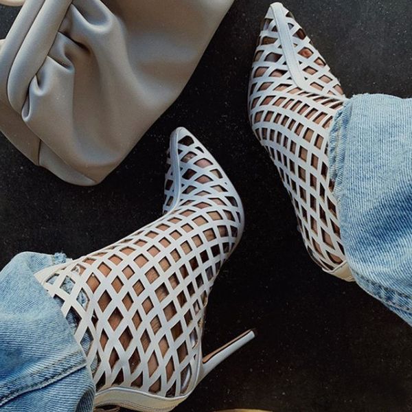 fashion high heels shoes women high heel sandals closed toe hollow out chunky sandals with zip solid color summer shoes, Black
fashion high heels shoes women high heel sandals closed toe hollow out chunky sandals with zip solid color summer shoes, Black