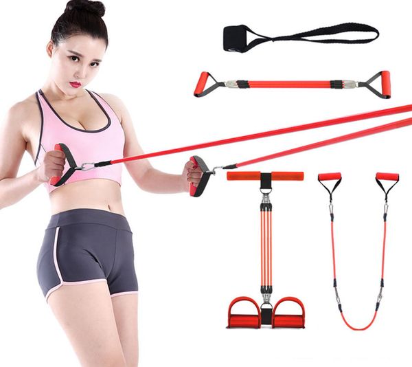 virson fitness 4 tube resistance bands pedal exerciser sit-up pull rope expander elastic bands slim workout fitness equipment
virson fitness 4 tube resistance bands pedal exerciser sit-up pull rope expander elastic bands slim workout fitness equipment