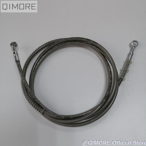 scooter moped performance stainess steel wire braided hydraulic rear brake hose brake line tubing 220cm / 87 inch long
scooter moped performance stainess steel wire braided hydraulic rear brake hose brake line tubing 220cm / 87 inch long