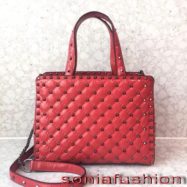 fashion style woman bag genuine leather designer new arrive with rivet woman tote shoulder bag
fashion style woman bag genuine leather designer new arrive with rivet woman tote shoulder bag