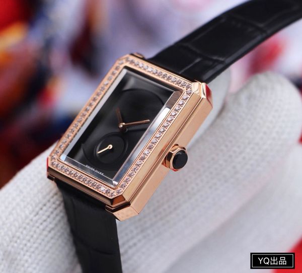 gold watch women luxury designer rectangle stainless steel leather diamond quartz watches nice gift for ladies montre femme female clock, Slivery;brown
gold watch women luxury designer rectangle stainless steel leather diamond quartz watches nice gift for ladies montre femme female clock, Slivery;brown