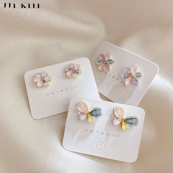 fflacell 2020 new korean fairy bling fresh plated flower butterfly crystal stud earrings for women girls wedding party jewelry, Golden;silver
fflacell 2020 new korean fairy bling fresh plated flower butterfly crystal stud earrings for women girls wedding party jewelry, Golden;silver