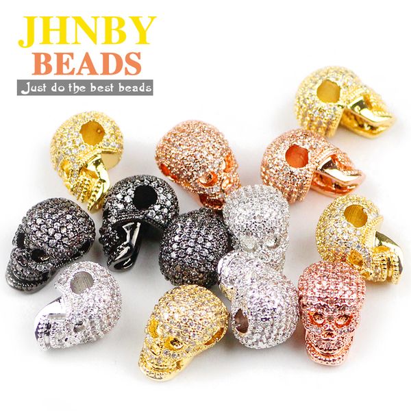 jhnby skull pendant copper spacer beads micro pave cz crystal metal charms loose beads jewelry bracelet making diy accessories, Silver
jhnby skull pendant copper spacer beads micro pave cz crystal metal charms loose beads jewelry bracelet making diy accessories, Silver
