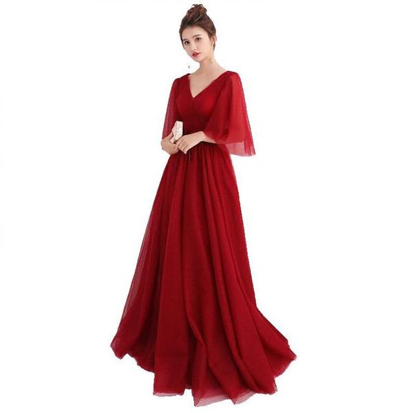 evening dress long 2020 new v neck half sleeve lace up plus size evening gown wine red fashion party dress vestido de festa, White;black
evening dress long 2020 new v neck half sleeve lace up plus size evening gown wine red fashion party dress vestido de festa, White;black