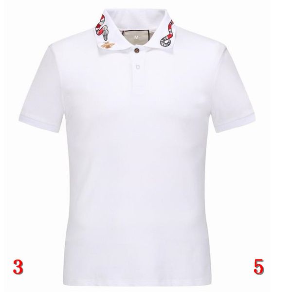 mens polo t shirt tee designer polo male shirts street embroidery garter snakes little bee printing clothing mens shirt5, White;black
mens polo t shirt tee designer polo male shirts street embroidery garter snakes little bee printing clothing mens shirt5, White;black