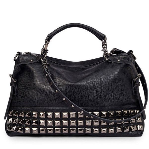 women modern punk pu leather cross body rivet handle shoulder bags hobo tote satchel handbags for lady
women modern punk pu leather cross body rivet handle shoulder bags hobo tote satchel handbags for lady