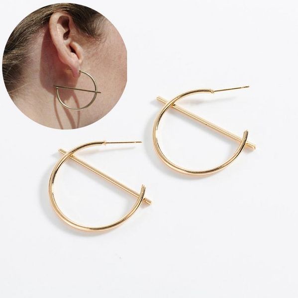 maxi 01 personalized design exaggerated geometric circle metal distinctive earrings simple joker style, Silver
maxi 01 personalized design exaggerated geometric circle metal distinctive earrings simple joker style, Silver