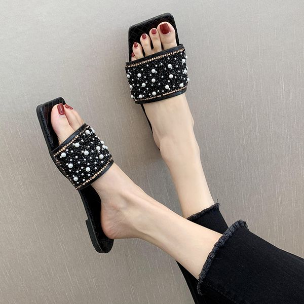 string bead rubber flip flops slippers women summer luxury slides shoes pantofle low hawaiian designer 2020 soft rome fabric, Black
string bead rubber flip flops slippers women summer luxury slides shoes pantofle low hawaiian designer 2020 soft rome fabric, Black