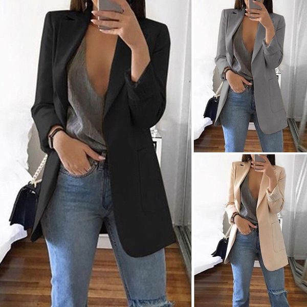 vintage blazers women long sleeve slim fit suit casual cardigan blazer suit female work office lady coat women business outwear
vintage blazers women long sleeve slim fit suit casual cardigan blazer suit female work office lady coat women business outwear