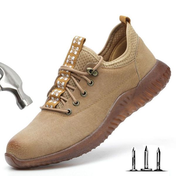 men outdoor safety shoes labor insurance beef tendon steel toe cap anti-slip work boots puncture proof sneaker safety work shoes, Black
men outdoor safety shoes labor insurance beef tendon steel toe cap anti-slip work boots puncture proof sneaker safety work shoes, Black