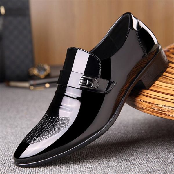 new fashion business dress men shoes classic leather men's suits shoes fashion slip on dress men oxfords wedding, Black
new fashion business dress men shoes classic leather men's suits shoes fashion slip on dress men oxfords wedding, Black