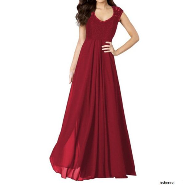 womens designer banquet evening long ladies temperament lace chiffon dressawvu znvg, Black;gray
womens designer banquet evening long ladies temperament lace chiffon dressawvu znvg, Black;gray