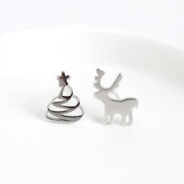fengxiaoling christmas gift earrings 925 sterling silver christmas tree elk stud earrings for women simple smooth fine jewelry, Golden;silver
fengxiaoling christmas gift earrings 925 sterling silver christmas tree elk stud earrings for women simple smooth fine jewelry, Golden;silver