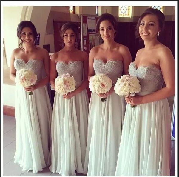 2019 sweetheart lace a-line long bridesmaids dresses chiffon sweep train formal vestidos de prom dresses honor of maid guest wear, White;pink
2019 sweetheart lace a-line long bridesmaids dresses chiffon sweep train formal vestidos de prom dresses honor of maid guest wear, White;pink