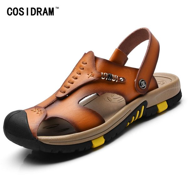 brand designer split leather men sandals new 2017 summer casual men shoes fashion comfortable male footwear sandalias rmc-654, Black
brand designer split leather men sandals new 2017 summer casual men shoes fashion comfortable male footwear sandalias rmc-654, Black
