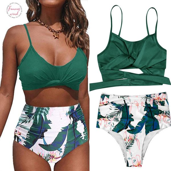 womens swimming suit bikini swimsuit 2020 women two piece plus size backless halter beach printed swimwear set 3, White;black
womens swimming suit bikini swimsuit 2020 women two piece plus size backless halter beach printed swimwear set 3, White;black