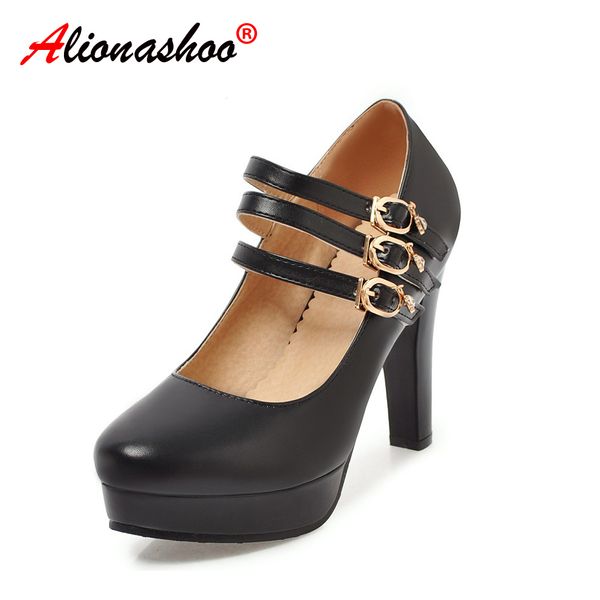 women pumps three buckles wedding shoes mary jane party ankle strap pumps platform ladies shoes thick heeled black working shoes
women pumps three buckles wedding shoes mary jane party ankle strap pumps platform ladies shoes thick heeled black working shoes