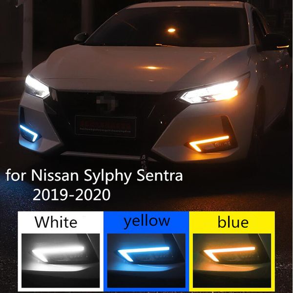 3 color led drl day light for sylphy sentra 2020 2020 daytime running light fog lamp with dynamic sequential turn signal
3 color led drl day light for sylphy sentra 2020 2020 daytime running light fog lamp with dynamic sequential turn signal