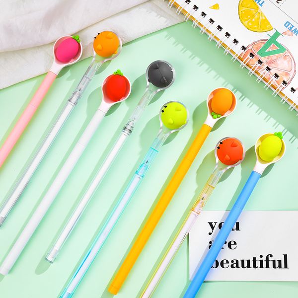 40 pcs/lot creative spoon gel pen cartoon 0.5 mm black ink signature pen school office writing supplies promotional gift
40 pcs/lot creative spoon gel pen cartoon 0.5 mm black ink signature pen school office writing supplies promotional gift