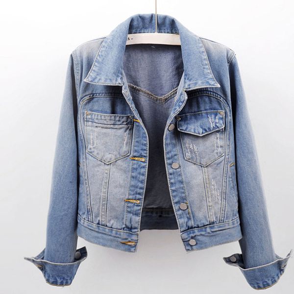 spring autumn jacket women 2019 fashion slim coat basic denim jacket casual female jeans outwear casaco feminino sl101, Black;brown
spring autumn jacket women 2019 fashion slim coat basic denim jacket casual female jeans outwear casaco feminino sl101, Black;brown