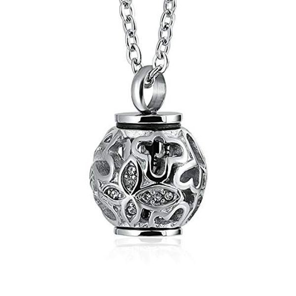 gifts for women memorial urn necklace stainless steel cylinder lantern pendant cremation keepsake jewelry for ashes, Silver
gifts for women memorial urn necklace stainless steel cylinder lantern pendant cremation keepsake jewelry for ashes, Silver
