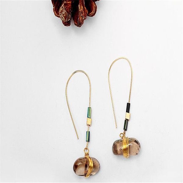 new boho design natural stone crystal drop earrings for women vintage gold plated long tassel dangle earring xmas gifts, Silver
new boho design natural stone crystal drop earrings for women vintage gold plated long tassel dangle earring xmas gifts, Silver