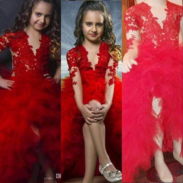 dark red flower girl dresses for weddings v neck lace appliques split tiered ruffle girls pageant dress kids baby children communion gowns, White;blue
dark red flower girl dresses for weddings v neck lace appliques split tiered ruffle girls pageant dress kids baby children communion gowns, White;blue