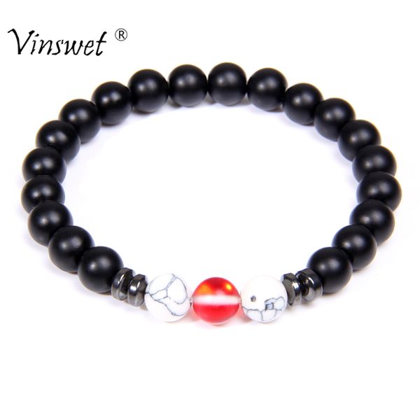 black natural stone beads bracelets for women vintage tibetan buddha black onyx strand bracelet men jewelry 2019
black natural stone beads bracelets for women vintage tibetan buddha black onyx strand bracelet men jewelry 2019