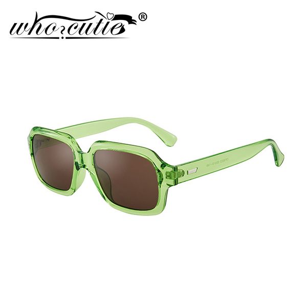who cutie fashion retro chunky rectangle sunglasses women 2020 brand design vintage green frame 90s cool sun glasses shades s284, Blue
who cutie fashion retro chunky rectangle sunglasses women 2020 brand design vintage green frame 90s cool sun glasses shades s284, Blue