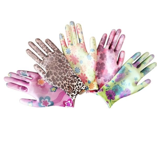 new household gloves ladies gardening nylon suit color work tu palm dipped non-slip other housekeeping organization
new household gloves ladies gardening nylon suit color work tu palm dipped non-slip other housekeeping organization