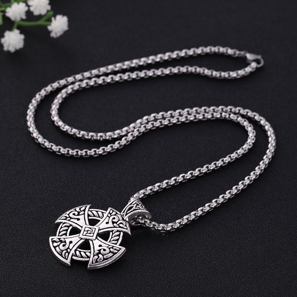 skyrim solar cross knot viking shield pendant necklace tibetan religious christian irish druid stainless steel chain necklaces, Silver
skyrim solar cross knot viking shield pendant necklace tibetan religious christian irish druid stainless steel chain necklaces, Silver