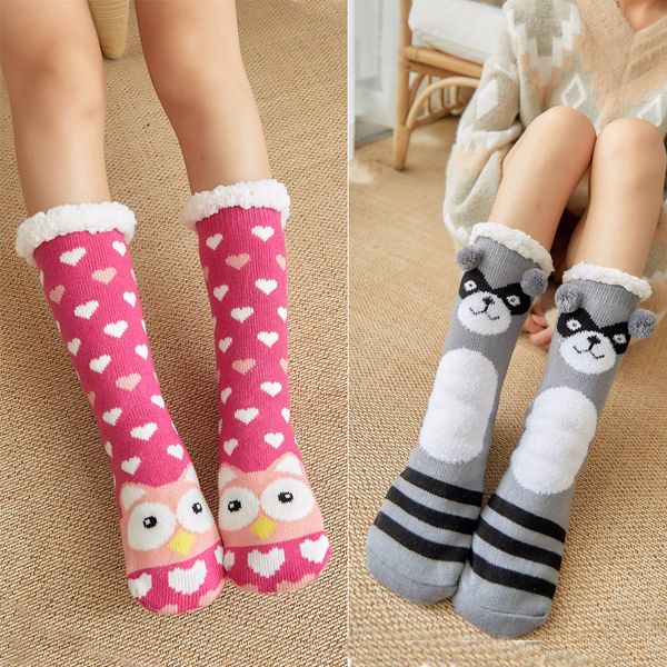 women's super soft warm comfort fuzzy wool lining winter knee socks christmas gift slippers socks, Black;white
women's super soft warm comfort fuzzy wool lining winter knee socks christmas gift slippers socks, Black;white