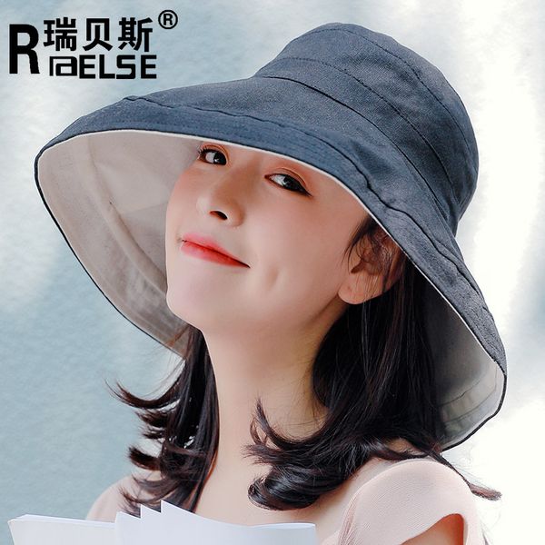 hat summer japanese double-sided color matching big edge spring and autumn fisherman hat female visor sun hat korean foldable, Blue;gray
hat summer japanese double-sided color matching big edge spring and autumn fisherman hat female visor sun hat korean foldable, Blue;gray