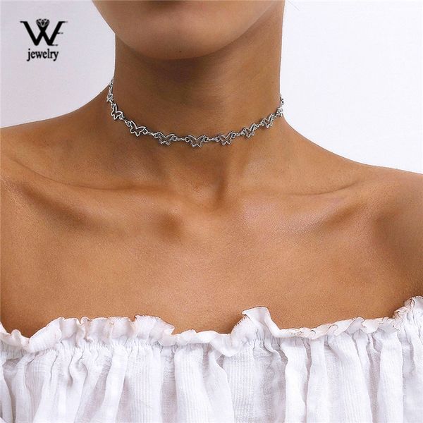 we korean sweet love butterfly choker necklace for women fashion statement gold necklace girl gifts jewelry collier femme, Golden;silver
we korean sweet love butterfly choker necklace for women fashion statement gold necklace girl gifts jewelry collier femme, Golden;silver