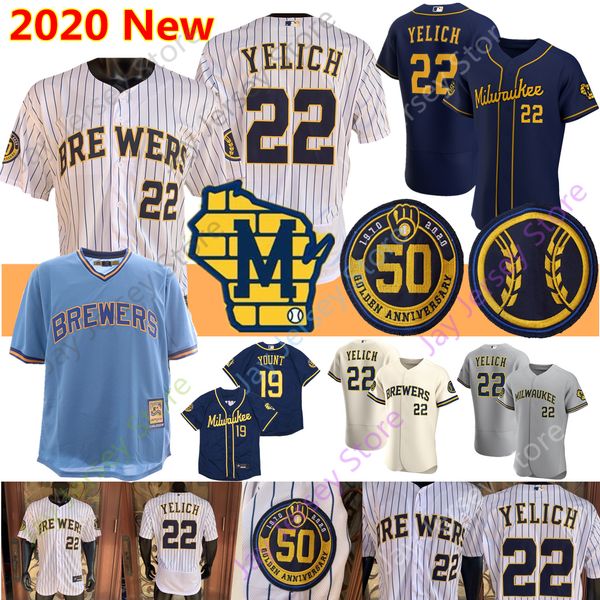 2020 new milwaukee jersey 22 christian yelich 19 robin yount josh hader keston hiura molitor cream navy grey home away men women youth, Blue;black
2020 new milwaukee jersey 22 christian yelich 19 robin yount josh hader keston hiura molitor cream navy grey home away men women youth, Blue;black