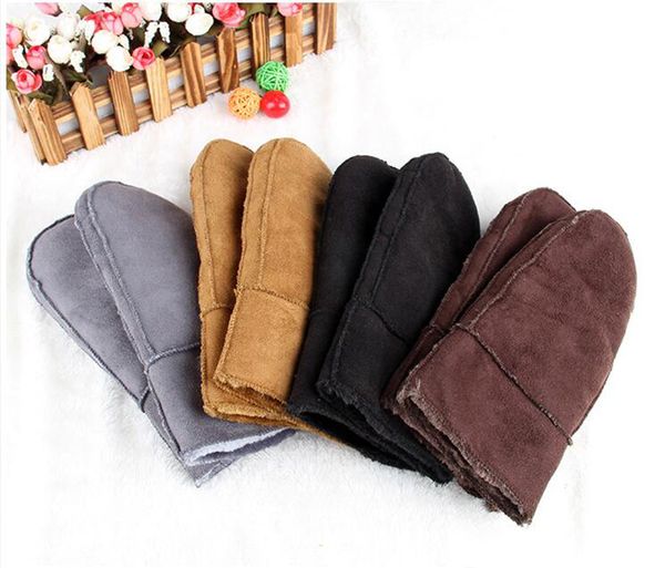 2019 winter outdoor thick warm cashmere gloves mens womens faux sheepskin leather gloves heated fur mittens suede leather gloves, Blue;gray
2019 winter outdoor thick warm cashmere gloves mens womens faux sheepskin leather gloves heated fur mittens suede leather gloves, Blue;gray