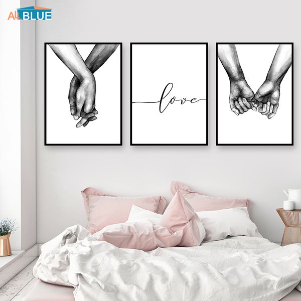 nordic poster black and white holding hands canvas prints lover quote wall pictures for living room abstract minimalist decor
nordic poster black and white holding hands canvas prints lover quote wall pictures for living room abstract minimalist decor