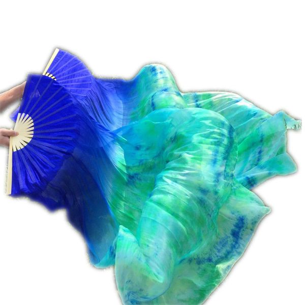 stage wear women 1 pair dance fan 100% silk performance props tie dyed 1.8m belly veils, Black;red
stage wear women 1 pair dance fan 100% silk performance props tie dyed 1.8m belly veils, Black;red