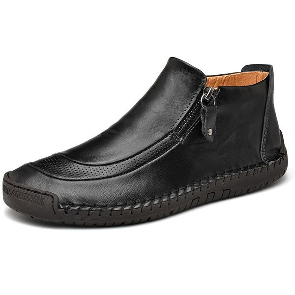 new high-men's genuine leather casual shoes 2019 autumn winter men's shoes british retro loafers cotton size 38-48, Black
new high-men's genuine leather casual shoes 2019 autumn winter men's shoes british retro loafers cotton size 38-48, Black