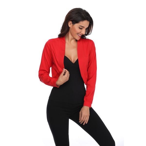 women long sleeve solid color open stitch cardigan knitting shrug lady fashion short jacket outerwear, Black;brown
women long sleeve solid color open stitch cardigan knitting shrug lady fashion short jacket outerwear, Black;brown