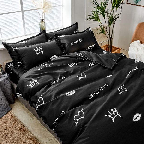 bedding a bed sheet quilt cover student dormitory three-piece set single double bed bedding kit
bedding a bed sheet quilt cover student dormitory three-piece set single double bed bedding kit