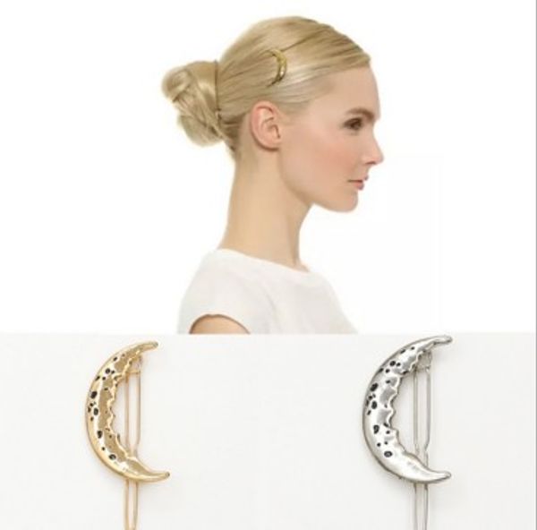 rough surface moon hair clamp silver tone girls/ladies hair barrettes clip metal hairpin hair clip clamps, Golden;silver
rough surface moon hair clamp silver tone girls/ladies hair barrettes clip metal hairpin hair clip clamps, Golden;silver