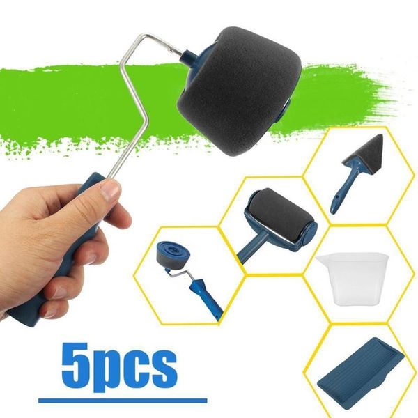 5pcs/set multifunctional paint roller brush room wall painting household handle use wall decorative brushes sets diy tools
5pcs/set multifunctional paint roller brush room wall painting household handle use wall decorative brushes sets diy tools