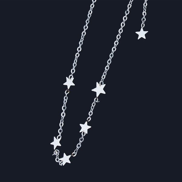 accessories bijoux friends vintage neckless for women chain chocker star long stainless steel necklaces & pendants, Silver
accessories bijoux friends vintage neckless for women chain chocker star long stainless steel necklaces & pendants, Silver
