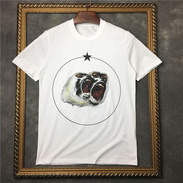famous t shirt summer angry monkey print black white cotton short sleeve shirts men women t shirts tees s-2xlts01, White;black
famous t shirt summer angry monkey print black white cotton short sleeve shirts men women t shirts tees s-2xlts01, White;black