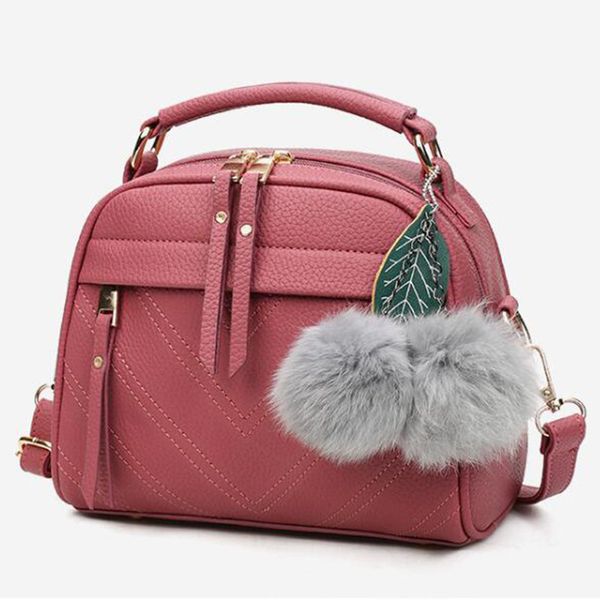 2020 fashion pu leather crossbody bags female shoulder bag pack hairball leaf pendant handbag tote ladies messenger bag
2020 fashion pu leather crossbody bags female shoulder bag pack hairball leaf pendant handbag tote ladies messenger bag