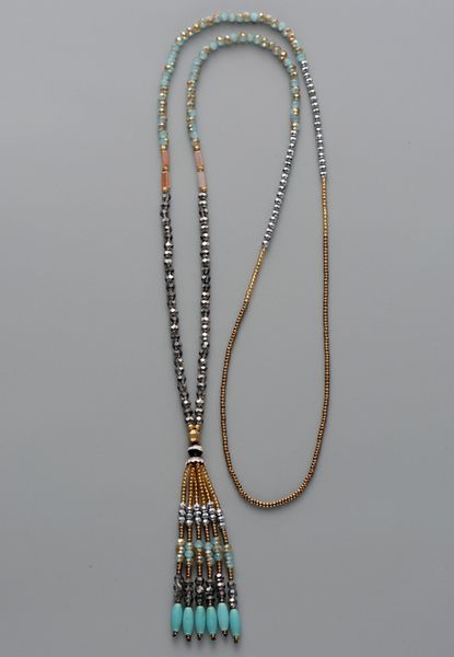 boho necklaces crystals seed beads natural stone tassel necklace handmade bohemia women beaded drop necklace dropshipping, Silver
boho necklaces crystals seed beads natural stone tassel necklace handmade bohemia women beaded drop necklace dropshipping, Silver